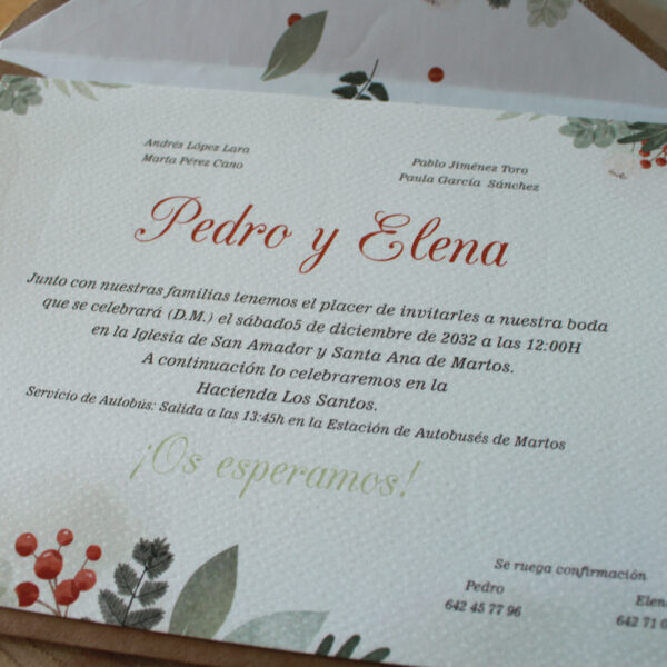 Invitación Navidad