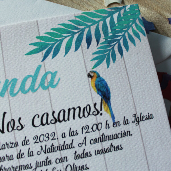 Invitación Tropical