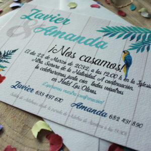 Invitación Tropical