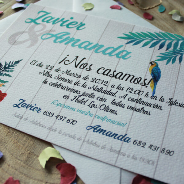 Invitación Tropical