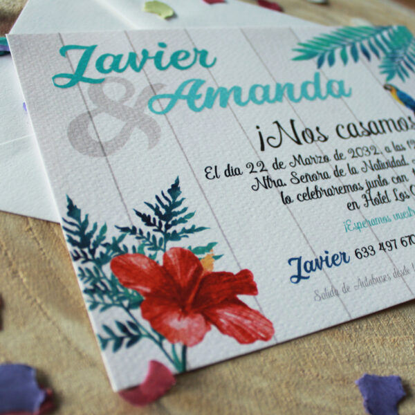 Invitación Tropical