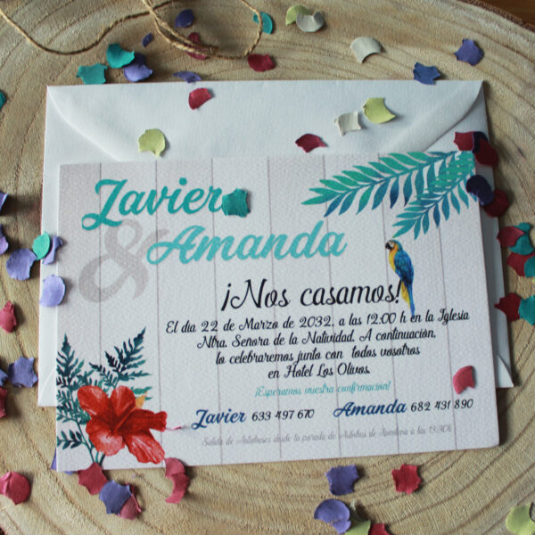 Invitación Tropical