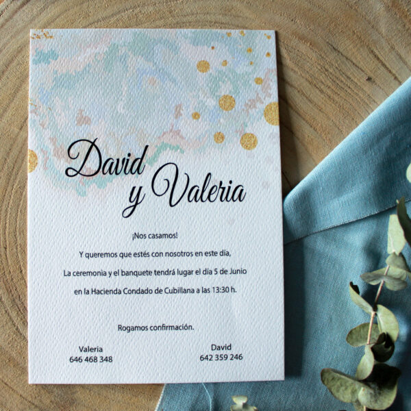 Invitación boda